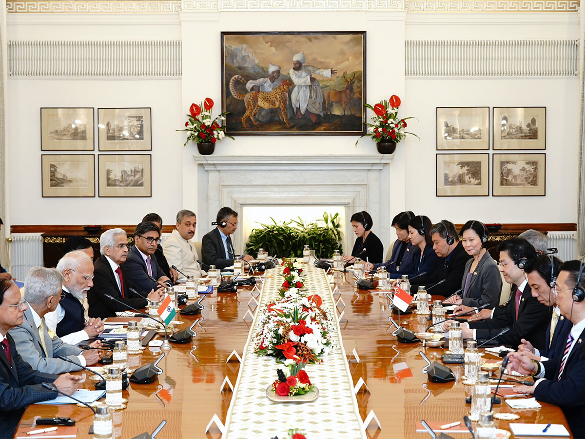 Prime Minister Narendra Modi and Prime Minister of Singapore, Lawrence Wong (Image: X@MEAIndia)