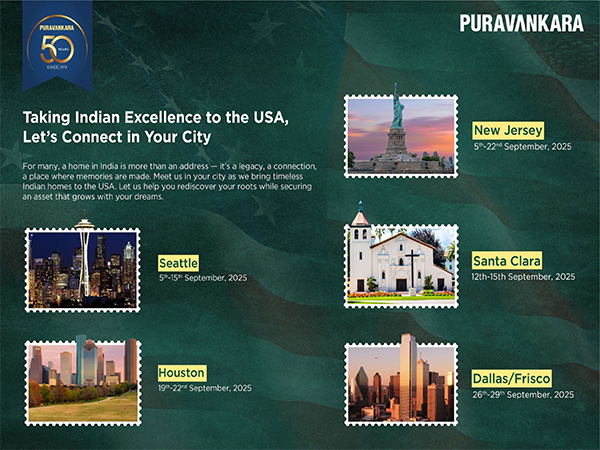 Puravankara brings exclusive property shows to the USA for NRIs in September 2025