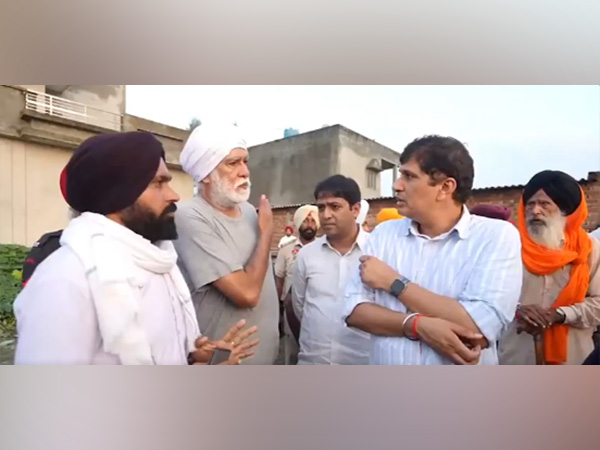 Saurabh Bhardwaj visits Ajnala (Photo/ANI/AAP PRO)