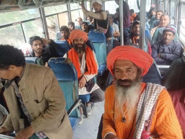 Himachal Pradesh government launches operation to evacuate devotees stranded during Manimahesh Yatra (Photo/ANI)