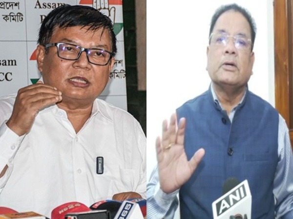 LoP Assam Assembly Debabrata Saikia and former RS MP Ripun Bora (Photo/ANI)