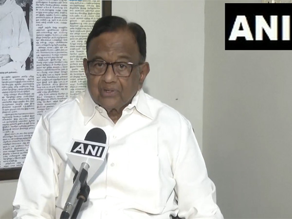 Former Union Finance Minister and senior Congress MP P Chidambaram (Photo/ANI)