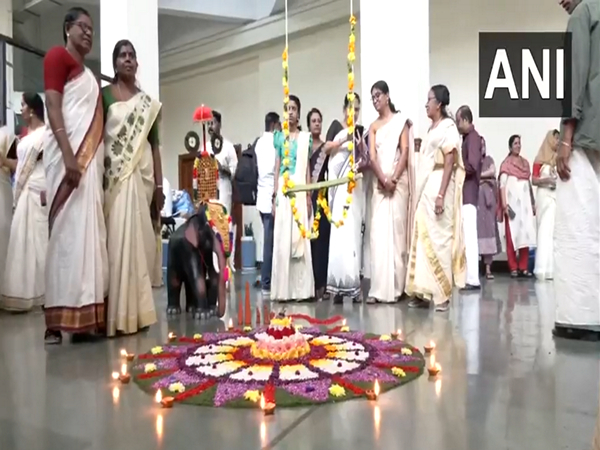 Kerala celebrates Onam with feasts and traditions. Visuals from Thiruvananthapuram (Photo/ANI)