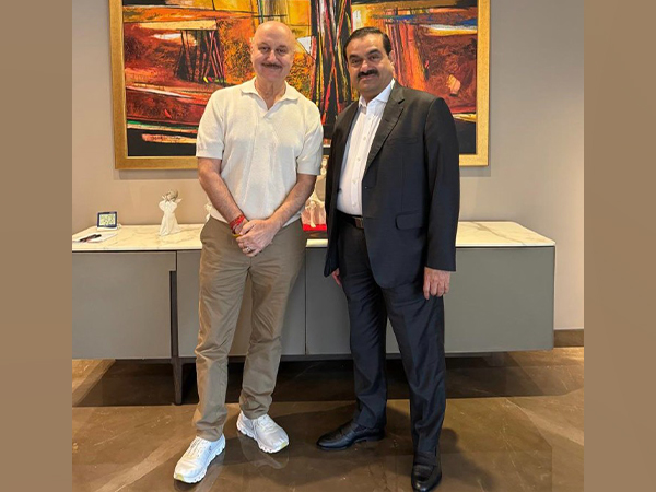 Anupam Kher meets Gautam Adani (Photo: X/@AnupamPKher)