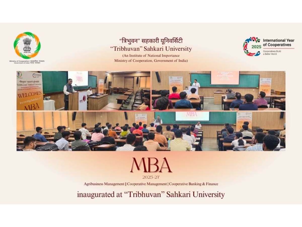 History Created in Anand, Gujarat: The “Tribhuvan” Sahkari University Inaugurates Cohorts of Three New MBA Programs