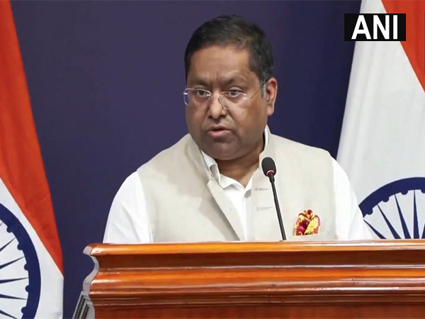 Ministry of Externla Affairs spokesperson Randhir Jaiswal (Photo/ANI)