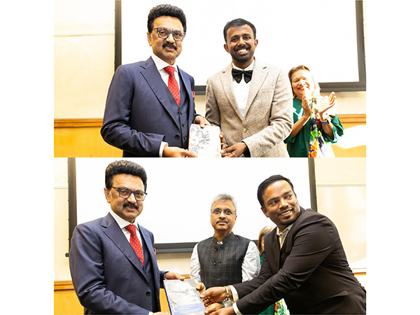 Tamil Nadu CM MK Stalin releases two books on social reformer EV Ramasamy Periyar at Oxford conference. (Photo/X/@mkstalin)