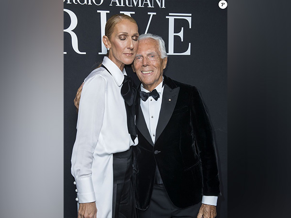 Giorgio Armani with Celine Dion  (Image source: Instagram @celinedion)