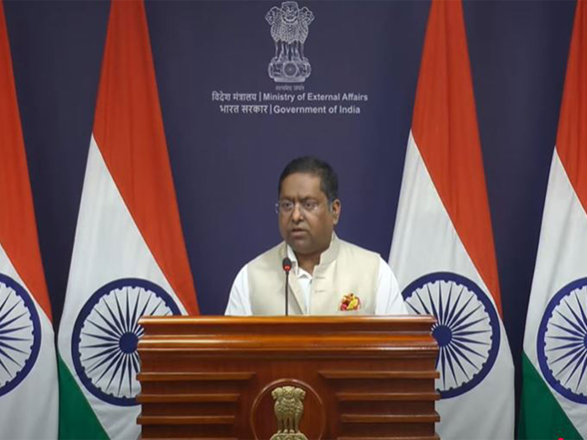 Ministry of Externla Affairs spokesperson Randhir Jaiswal (Photo/MEA, YouTube)