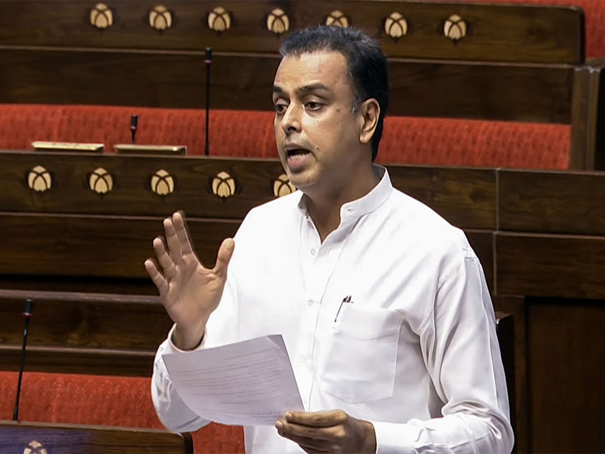 Shiv Sena Rajya Sabha MP Milind Deora (Photo/ANI)