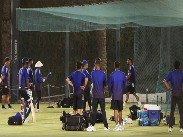 Team India practice session (Photo: ANI) 