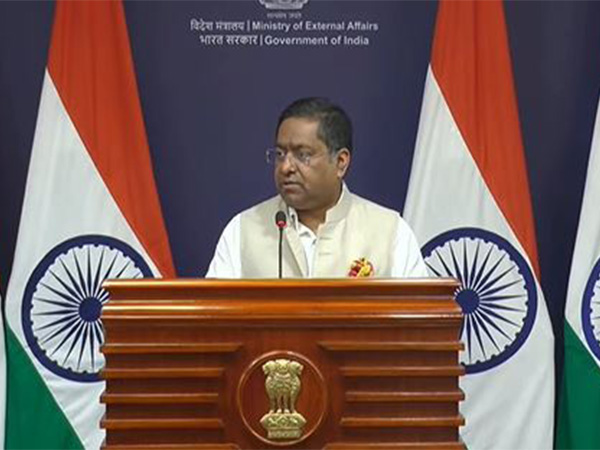 MEA spokesperson Randhir Jaiswal (Photo/MEA, YouTube)