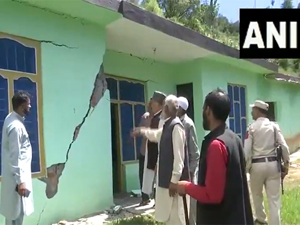  Rain fury causes widespread damage in J-K's Rajouri (Photo/ANI)