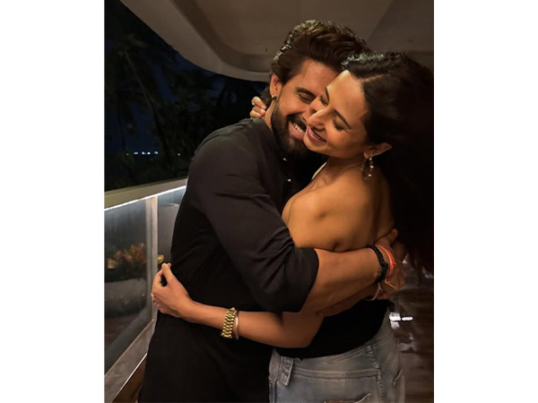Couple Ravie Dubey and Sargun Mehta (Image source: Instagram)