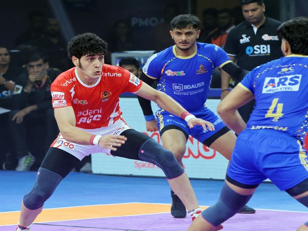Gujarat Giants and Tamil Thalaivas in action. (Photo: PKL)