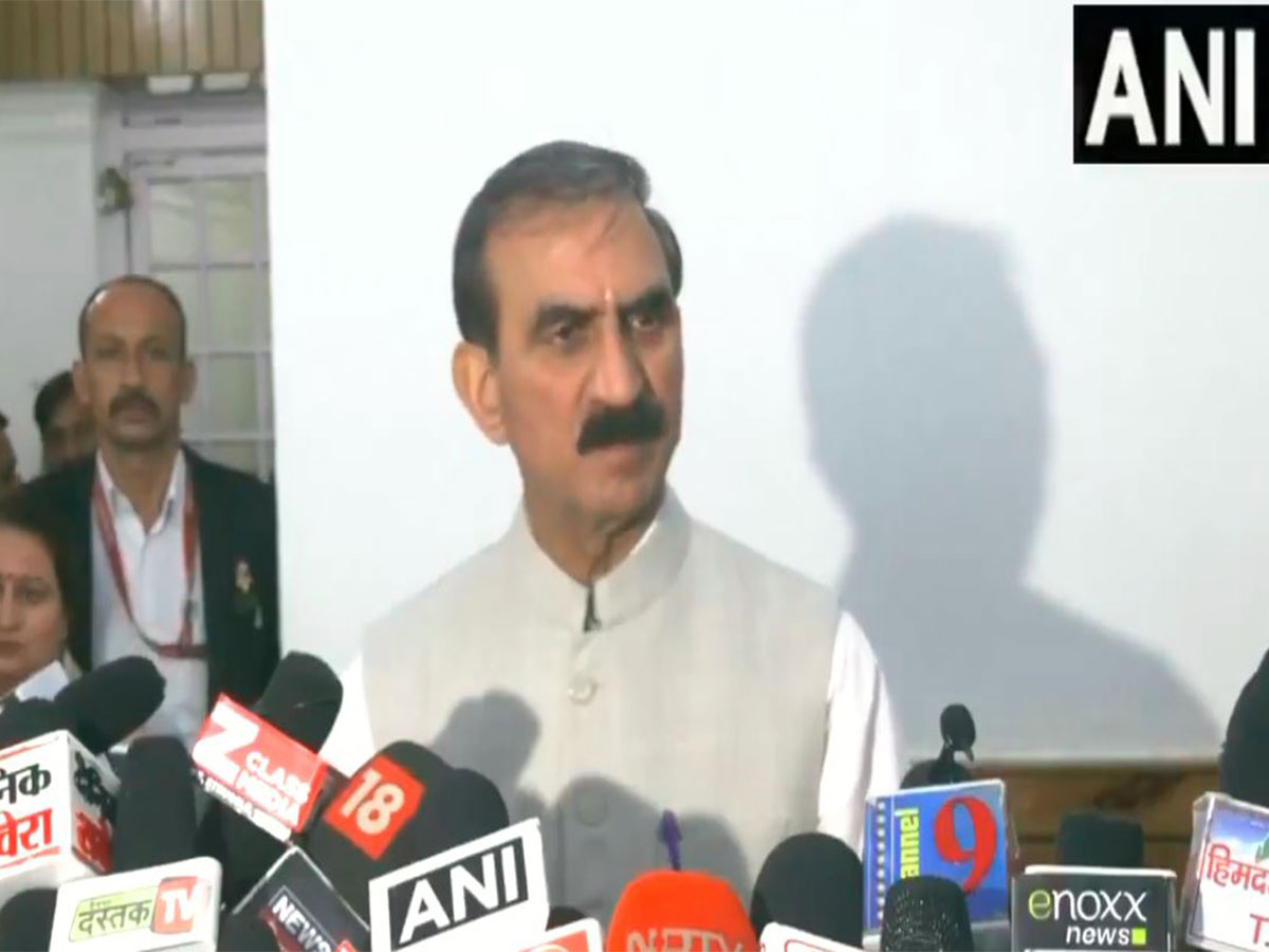 Himachal Pradesh CM Sukhvinder Singh Sukhu (Photo/ANI)