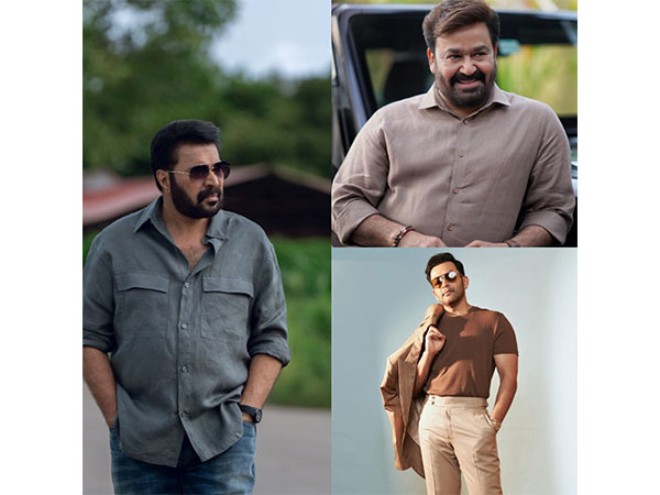 (L-R) Mammootty, Mohanlal, and Prithviraj Sukumaran (Photo: Instagram/@therealprithvi)