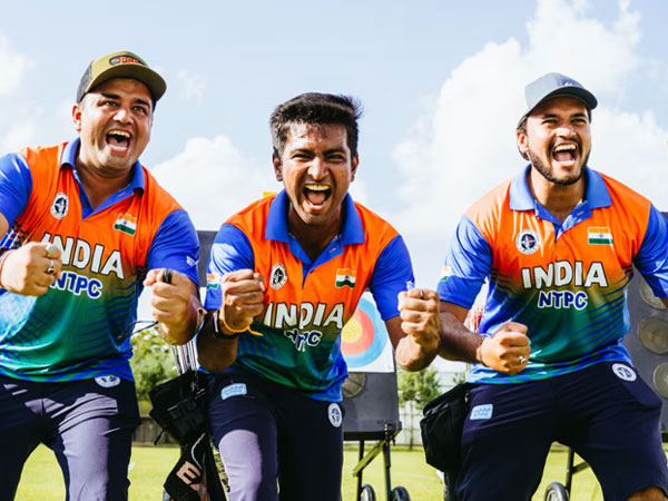 Indian men's compound archery team (Photo: World Archery)