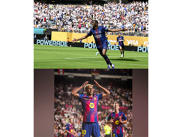 Ousmane Dembele and Lamine Yamal (Photo: X/@dembouz and X/@FCBarcelona)