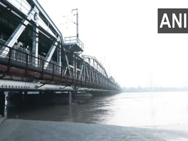Visuals from Old Yamuna Bridge area. (Photo/ANI)