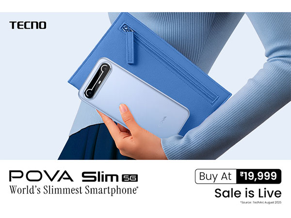 TECNO POVA Slim goes on Sale in India today