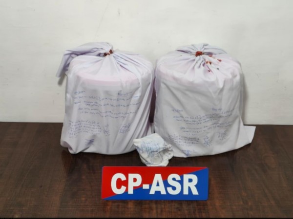 Amritsar police seize 8.1 kg heroin. (Photo/DGP Punjab Police)