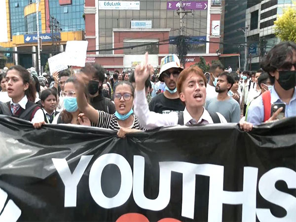 Protestors clash with police in Kathmandu as curfew is imposed during Gen Z demonstrations against social media bans and corruption (Photo/ANI)
