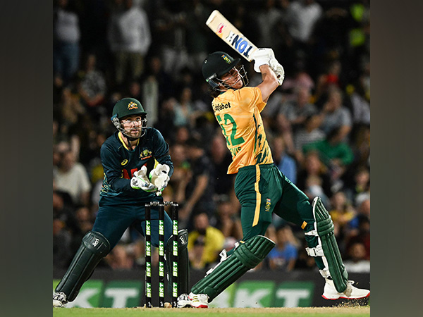 Dewald Brevis. (Photo: @proteasmenCSA X)