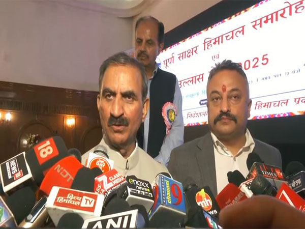 Himachal Pradesh Chief Minister Sukhvinder Singh Sukhu (Photo/ANI)