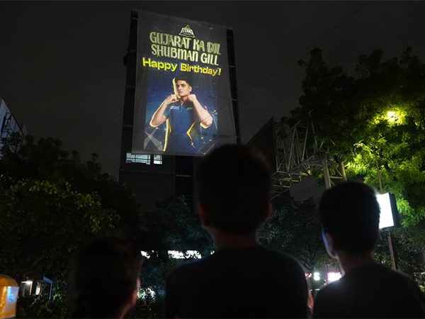 Gill's projection in Ahmedabad. (Photo: Gujarat Titans)