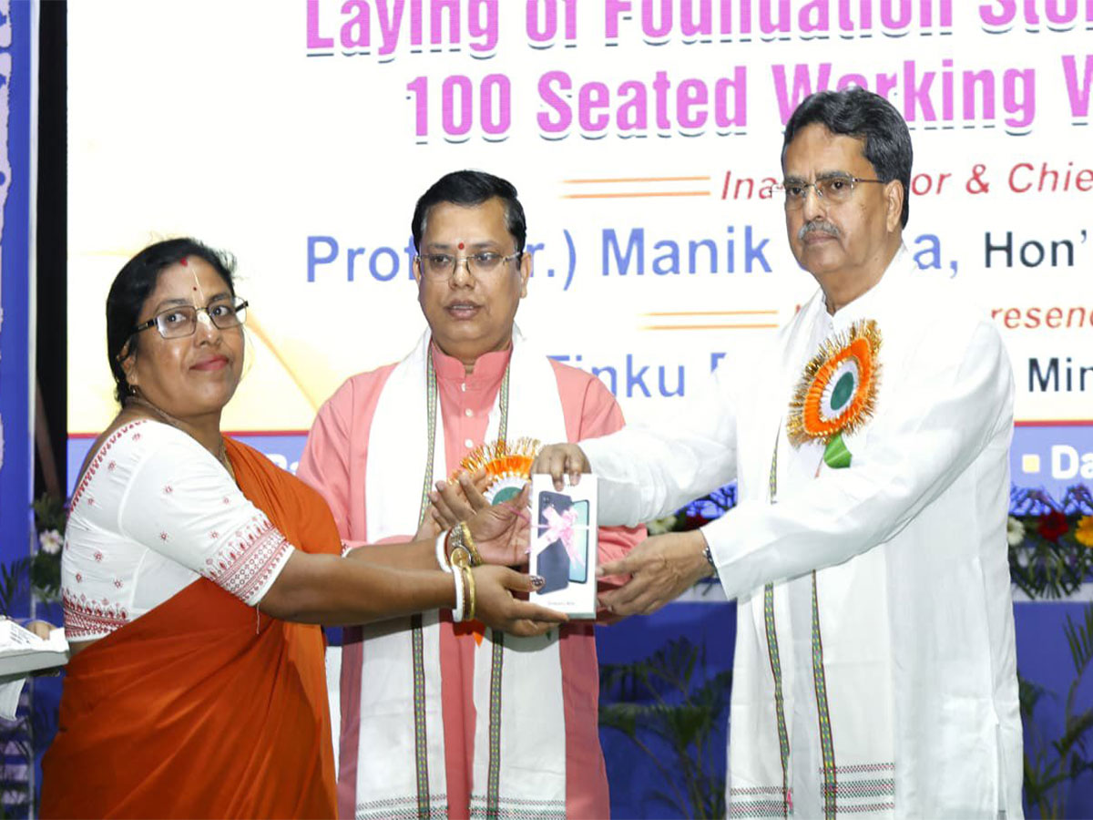 Tripura CM Saha inaugurates 14 development projects (Photo/X @DrManikSaha2)