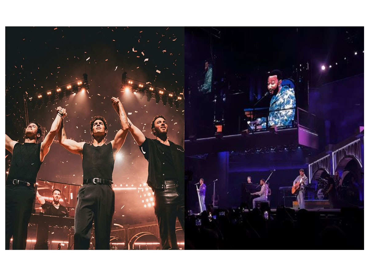 Jonas Brothers, John Legend (Image: Instagram)