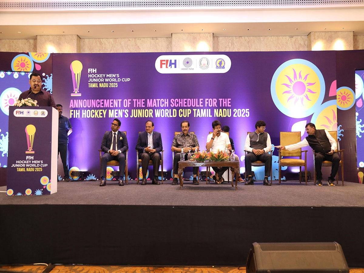 FIH Hockey Men’s Junior World Cup schedule announcement ceremony. (Photo/FIH)  