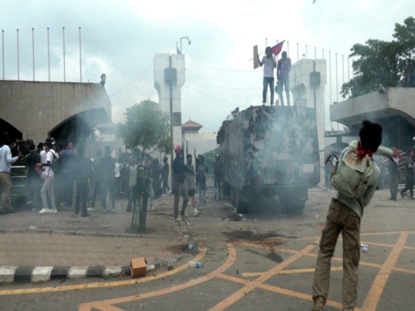 Protests in Nepal (Photo/ ANI)