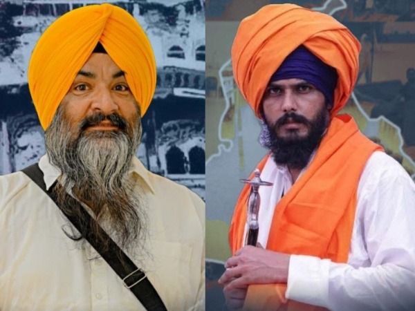 MP Sarabjeet Singh Khalsa, MP Amritpal Singh to boycott Vice Presidential Election (Photo @Akali_Dal_)