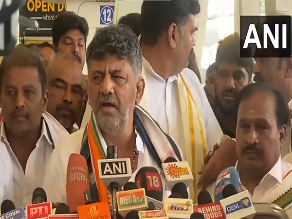 Karnataka Deputy Chief Minister DK Shivakumar (Photo/ANI)