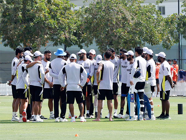 Team India's practice session. (Photo/ANI)