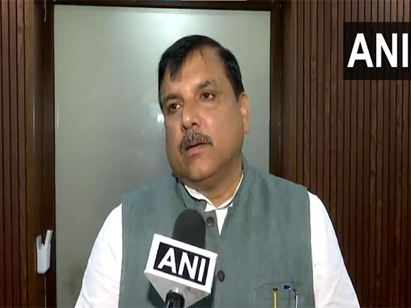 AAP Rajya Sabha MP Sanjay Singh (Photo/ANI)