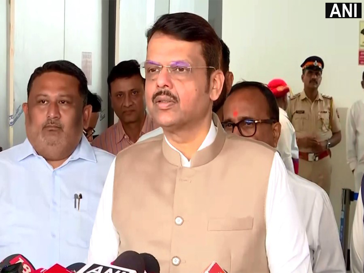 Maharashtra CM Devendra Fadnavis during press conference (Photo: ANI)