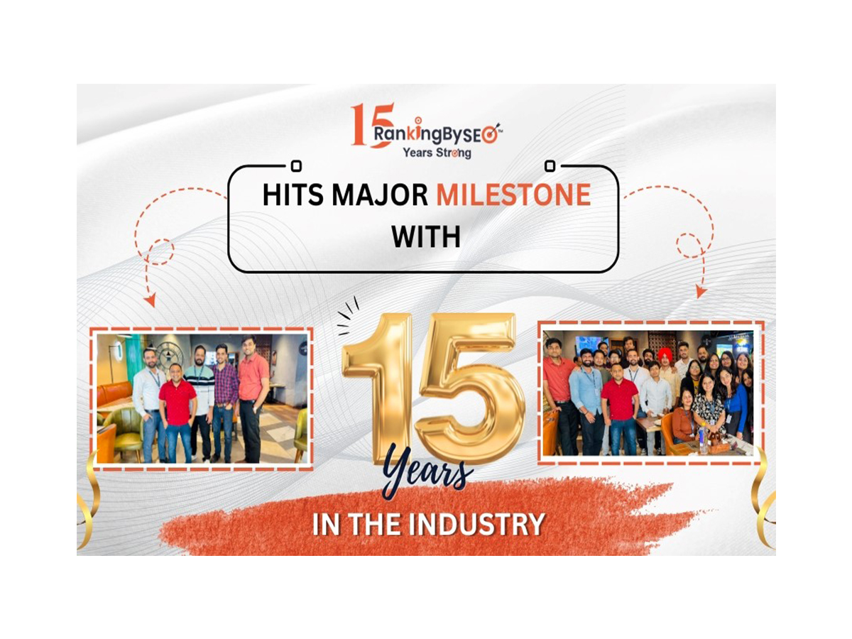 Ranking By SEO Hits Major Milestone with 15 Years in the Industry