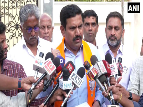 Karnataka BJP President  BY Vijayendra (Photo/ANI)