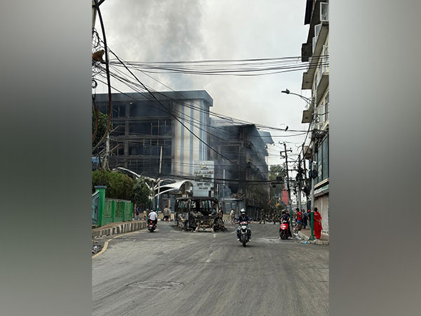 The aftermath of the GenZ violence in Kathmandu (Photo/ANI)