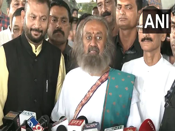 Spiritual leader Sri Sri Ravi Shankar (Photo/ANI)