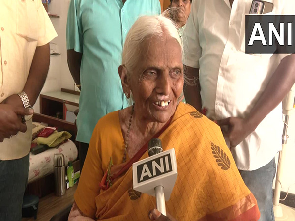 Janaki Ammal, Mother of newly elected Vice President CP Radhakrishnan (Photo/ANI)