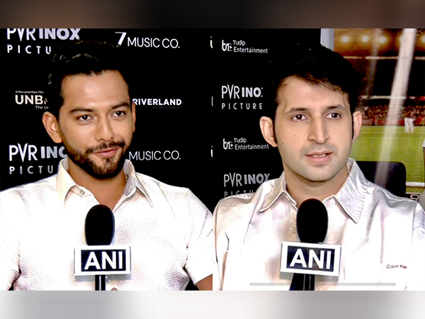 Cricketer Unmukt Chand and Director Raghav Khanna (Photo/ANI)