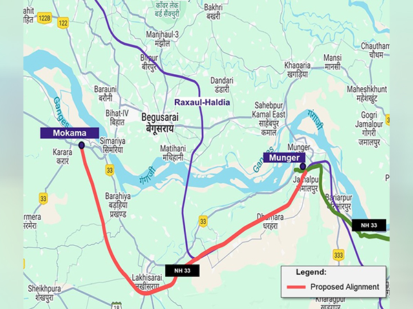 Cabinet approves construction of 4-lane greenfield access-controlled Mokama-Munger section of the Buxar-Bhagalpur High-Speed Corridor in Bihar (Image: PIB)