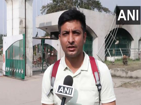 A local resident on the streets of Kathmandu amid unrest and army presence (Photo/ANI)