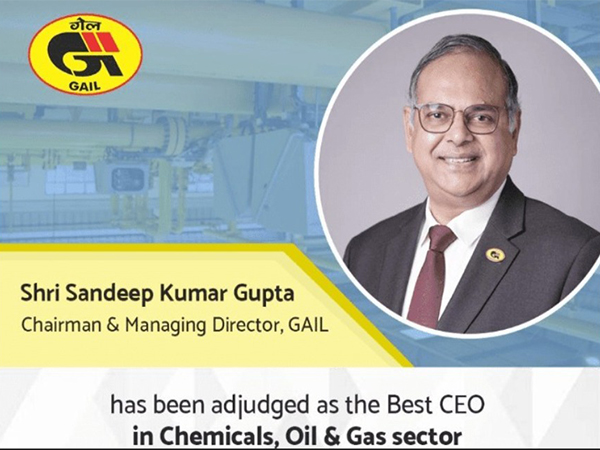 GAIL receives multiple awards in Extel 2025 Asia Executive Team Survey (Image: GAIL)