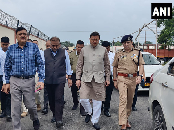 Uttarakhand CM Dhami inspected preparations for the Prime Minister's visit (Photo/ANI)