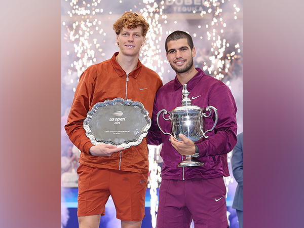 Jannik Sinner and Carlos Alcaraz. (Photo: @ATP Tour X)